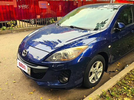 2012 Mazda 3 II (BL) Рестайлинг, синий, 850000 рублей, вид 4