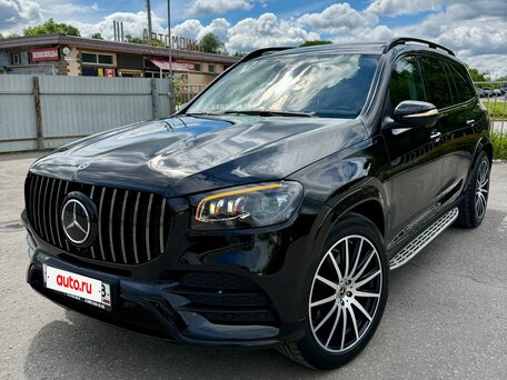 2020 Mercedes-Benz GLS 400 d II (X167), чёрный, 7497000 рублей, вид 2