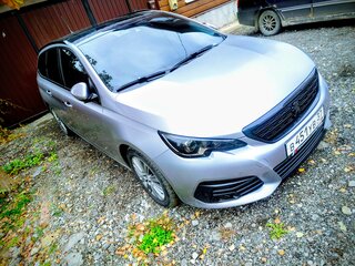 2019 Peugeot 308 II Рестайлинг, серый, 1350000 рублей, вид 2