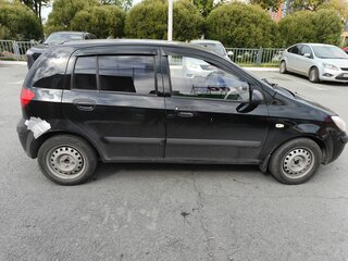 2008 Hyundai Getz I Рестайлинг, чёрный, 375000 рублей, вид 4