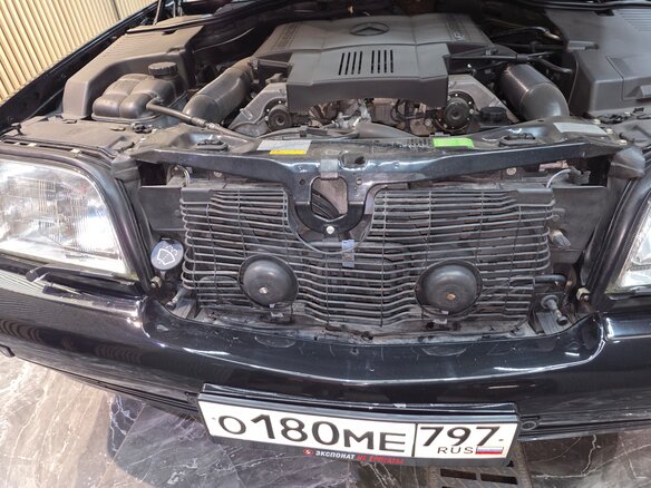 1997 Mercedes-Benz S-Класс 500 Long III (W140) Рестайлинг, чёрный, 7300000 рублей - вид 1