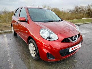 2020 Nissan March IV (K13) Рестайлинг, красный, 899000 рублей, вид 3