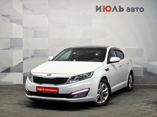 2013 Kia Optima III Рестайлинг, белый, 1200000 рублей, вид 1