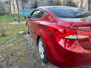 2011 Hyundai Elantra V (MD), красный, 780000 рублей, вид 4