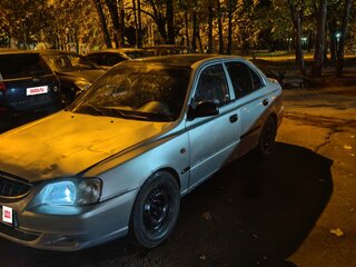 2004 Hyundai Accent ТагАЗ II, серый, 210000 рублей, вид 1