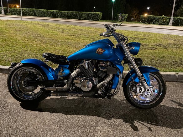 2006 Suzuki Boulevard M109R, синий, 850000 рублей - вид 5