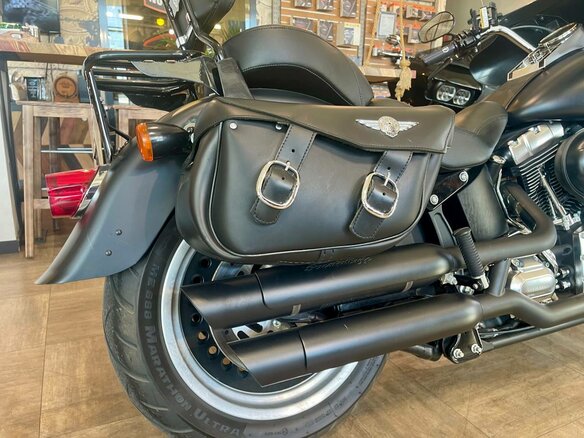 2011 Harley-Davidson Fat Boy, чёрный, 1250000 рублей - вид 13