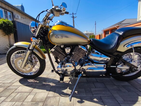 1999 Yamaha XVS1100, золотистый, 620000 рублей - вид 20