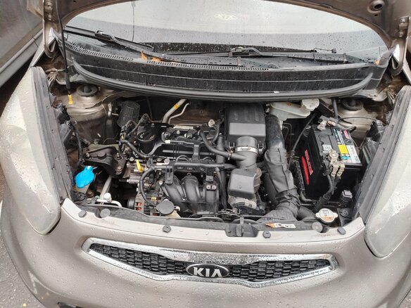 2012 Kia Picanto II, серый, 700000 рублей - вид 9