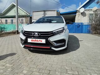 2024 Lada (ВАЗ) Vesta SW Sportline I Рестайлинг (NG), белый, 1865000 рублей, вид 1