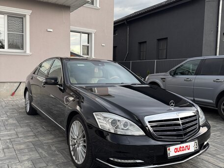 2011 Mercedes-Benz S-Класс 350 Long V (W221) Рестайлинг, чёрный, 1850000 рублей, вид 3