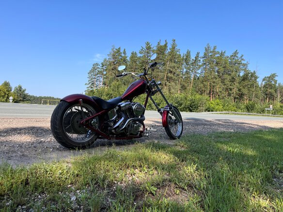 2004 Harley-Davidson Softail Custom, красный - вид 2