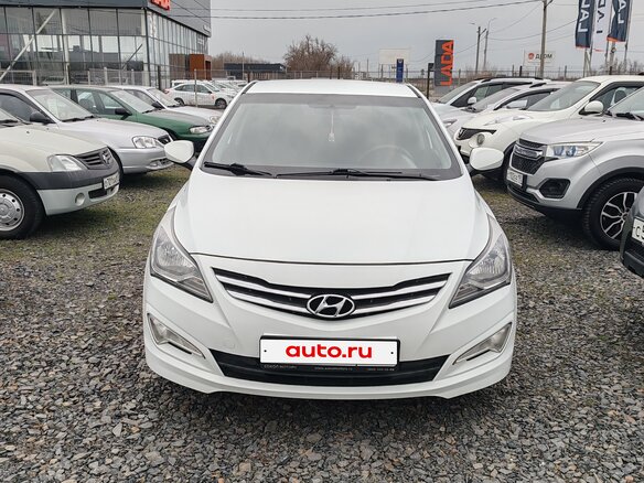 2015 Hyundai Solaris I Рестайлинг, белый