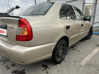 2003 Hyundai Accent II, бежевый, 300000 рублей, вид 4