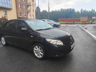2008 Toyota Corolla X (E140, E150), чёрный, 650000 рублей, вид 1