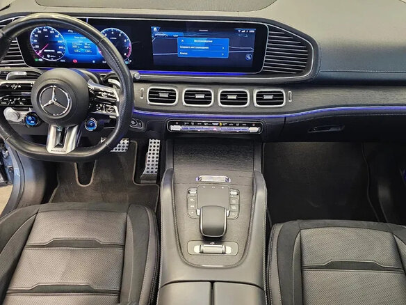 2025 Mercedes-Benz GLE Coupe AMG 53 AMG Hybrid II (C167) Рестайлинг, серебристый - вид 5