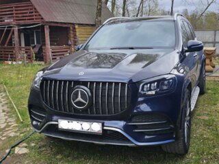 2021 Mercedes-Benz GLS 400 d II (X167), синий, 7650000 рублей, вид 1
