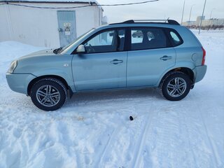 2008 Hyundai Tucson I, голубой, 800000 рублей, вид 3