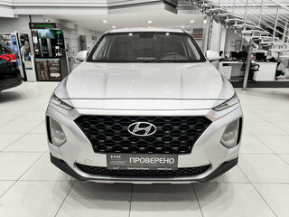 2019 Hyundai Santa Fe IV, серебристый, 2350000 рублей, вид 2
