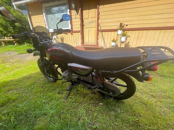 2021 Bajaj Boxer BM 150X, чёрный, 80000 рублей - вид 9