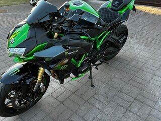 2021 Kawasaki Z H2, зелёный, 1900000 рублей, вид 5