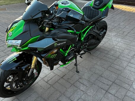 2021 Kawasaki Z H2, зелёный, 1900000 рублей, вид 5