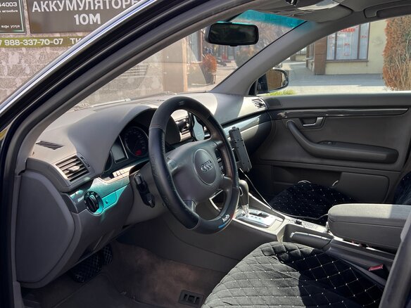2002 Audi A4 II (B6), синий, 570000 рублей - вид 8