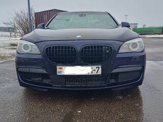 2011 BMW 7 серии 740d xDrive V (F01/F02/F04), синий, 1550000 рублей, вид 4