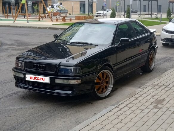 1992 Audi Coupe II (B3) Рестайлинг, чёрный, 700000 рублей - вид 2