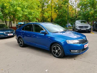 2019 Skoda Rapid I Рестайлинг, синий, 1450000 рублей, вид 2