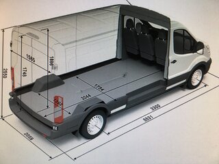 2021 Ford Transit, белый, 1695000 рублей, вид 2