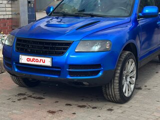 2004 Volkswagen Touareg I, синий, 850000 рублей, вид 1