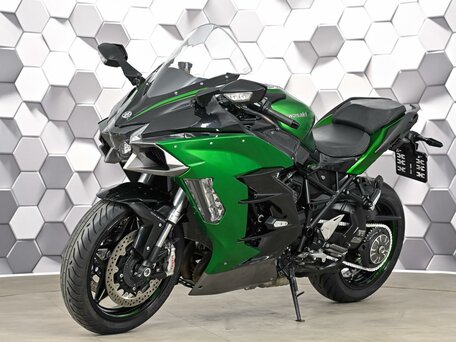 2020 Kawasaki Ninja H2 SX, зелёный, 1699000 рублей, вид 2