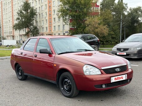 2007 Lada (ВАЗ) Priora I, красный, 199900 рублей, вид 3