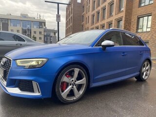 2019 Audi RS 3 II (8V) Рестайлинг, синий, 5400000 рублей, вид 2