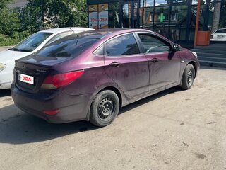 2014 Hyundai Solaris I, фиолетовый, 650000 рублей, вид 3
