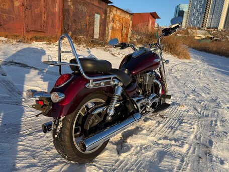 2016 Triumph Thunderbird Commander, красный, 750007 рублей, вид 5
