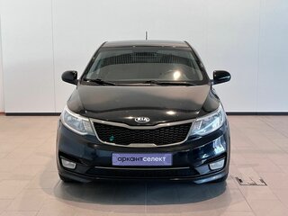 2016 Kia Rio III Рестайлинг, чёрный, 1082000 рублей, вид 2
