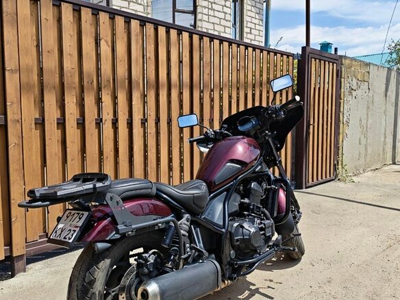 2021 Honda CMX 1100 Rebel, красный, 990000 рублей - вид 3