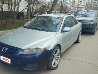 2005 Mazda 6 I (GG) Рестайлинг, серебристый, 350000 рублей, вид 1