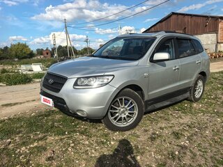 2007 Hyundai Santa Fe II, серебристый, 990000 рублей, вид 1