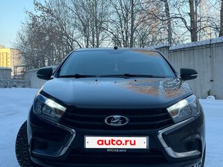 2022 Lada (ВАЗ) Vesta I, чёрный, 1150000 рублей, вид 2
