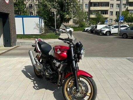 2006 Honda CB 400 Super Four, красный, 350000 рублей, вид 2