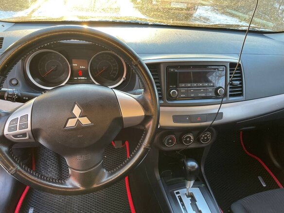 2014 Mitsubishi Lancer X Рестайлинг, чёрный, 980000 рублей - вид 16