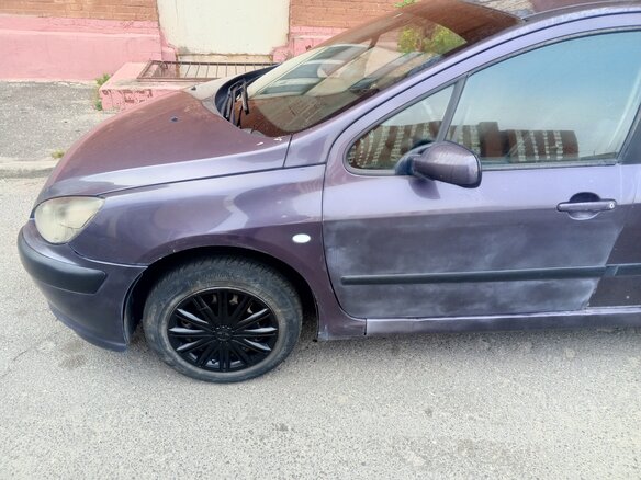 2003 Peugeot 307 I, фиолетовый, 78000 рублей - вид 5