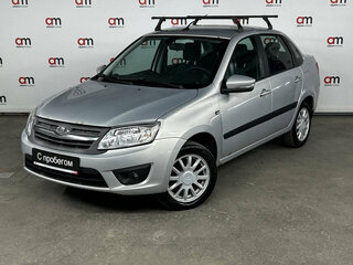 2015 Lada (ВАЗ) Granta I, серебристый, 429000 рублей, вид 3