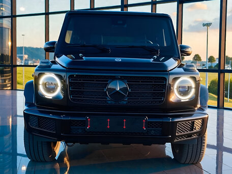2024 Mercedes-Benz G-Класс 400 d III (W463), чёрный, 12490000 рублей, вид 2