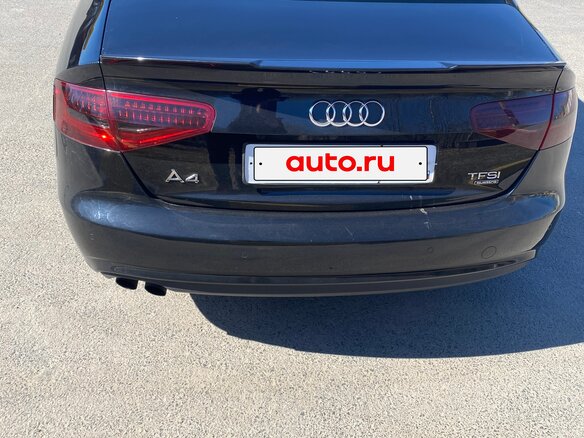 2013 Audi A4 IV (B8) Рестайлинг, чёрный, 1080000 рублей - вид 4