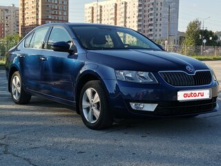 2014 Skoda Octavia III (A7), синий, 1299000 рублей, вид 4