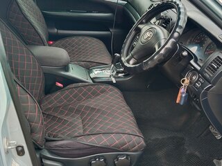 2002 Toyota Mark II Blit IX (X110), синий, 725000 рублей, вид 5